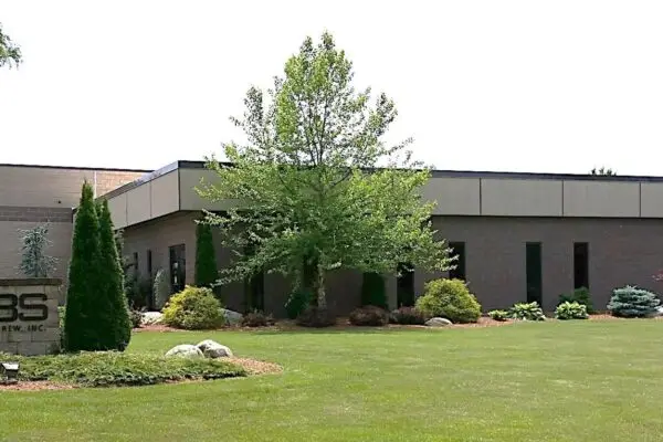 Exterior of Specialty Bolt & Screw’s global headquarters in Agawam, Massachusetts.
