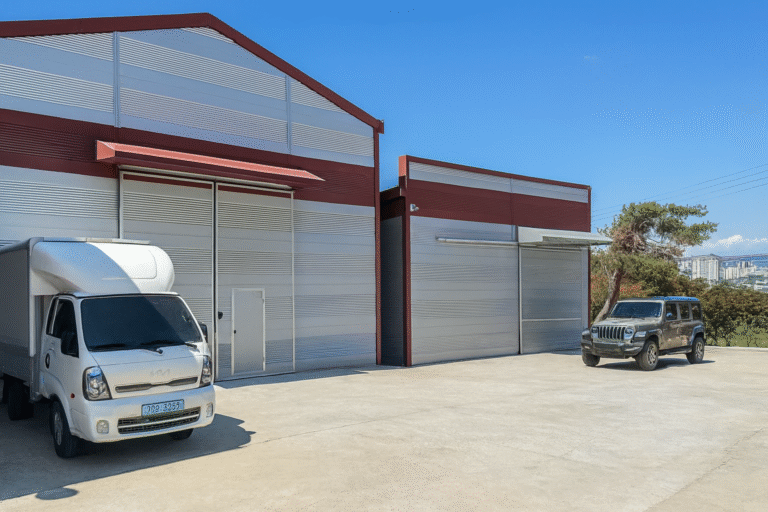 Outside of Korea Building Cleaned Up