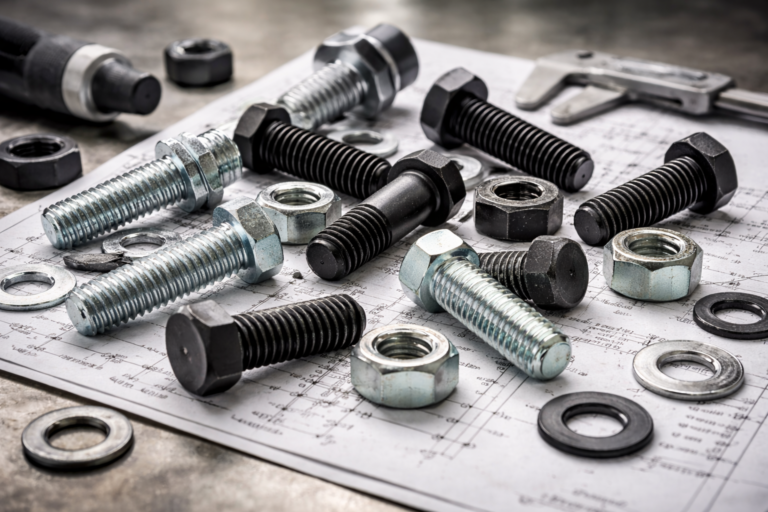 Fasteners on Table